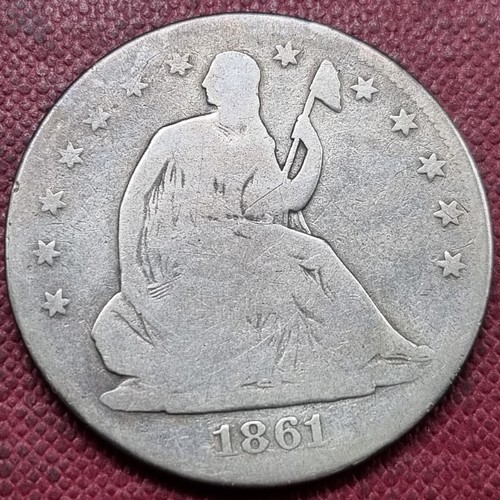Mezzo dollaro liberty 1861