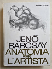 Anatomia per l'Artista Jeno Barcsay Vallardi Manuale Disegno Arte Corpo Umano