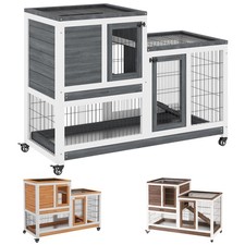 PawHut Conigliera in Legno con