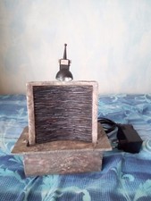 FONTANELLA ZEN con luce fontana rilassante con il rumore dell'acqua - difetto