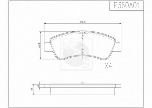 Kit pastiglie freno per - kit,