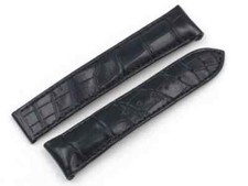 Cinturino Omega Vero Coccodrillo Blu Deployante 20/18mm Originale Elegante Cool