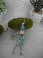 COLLANA LUNGA CIONDOLO BAMBOLINA FASHION DOLL BIJOUX LONG NECKLACE