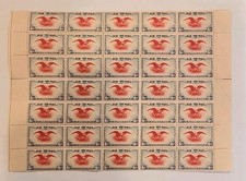 US Air Mail 6¢ Francobollo