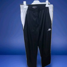 Pantaloni Tuta Kappa Uomo Tg L Oversize Sport Casual Calcio Tasca 