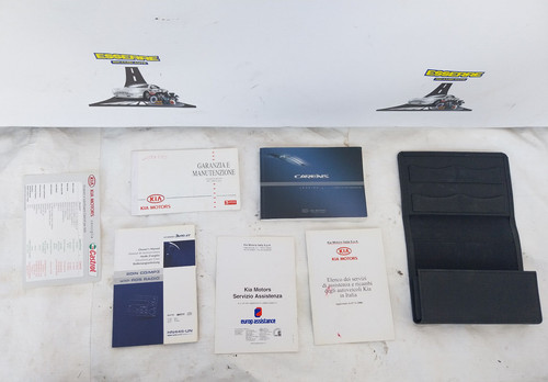 Libretto uso manutenzione kia - uso,