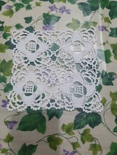 Centrino Uncinetto bianco cm