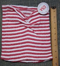 Fascia vintage a tubino rosso