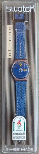 Swatch chrono sck404 - chrono, "blue