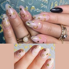 Set 2 adesivi per unghie 3D