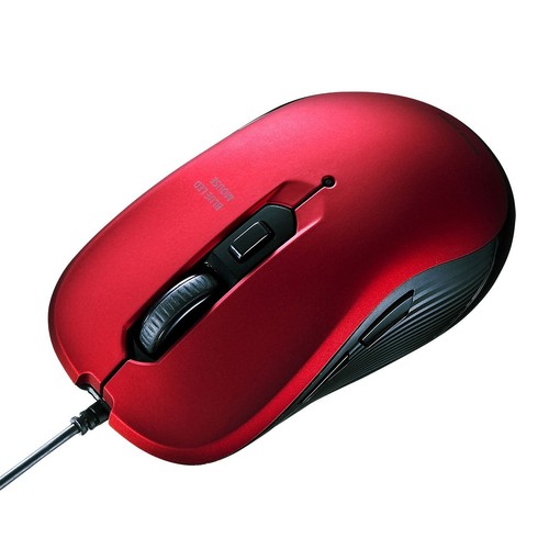 Mouse usb cablato led - mouse, blu,