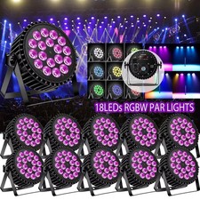 10x 270W U King Par 18 LED Wash RGBW effetto luce DMX festa discoteca luce palco DJ