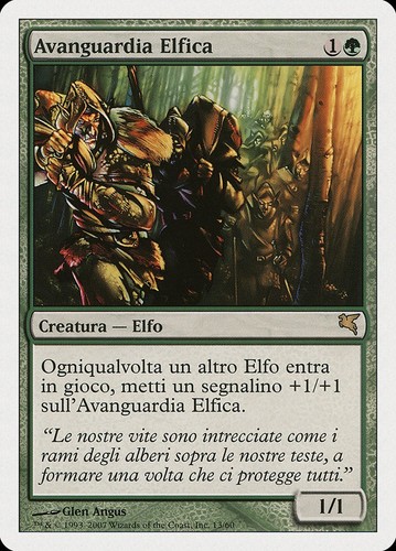 Mtg elvish vanguard exc - vanguard,