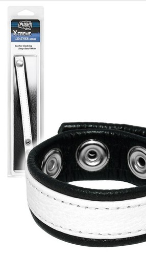 Cockring anello lui pelle nera - cockring,
