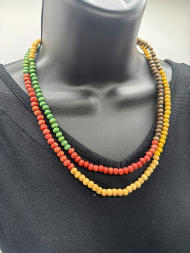 Collana elastica perline tono - perline,