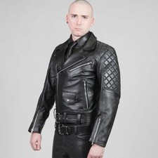 Giacca motociclista vera - giacca,