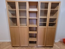 Libreria Billy/Oxberg Rovere - Composizione 3 moduli  Lung. 200cm Alt. 202cm 