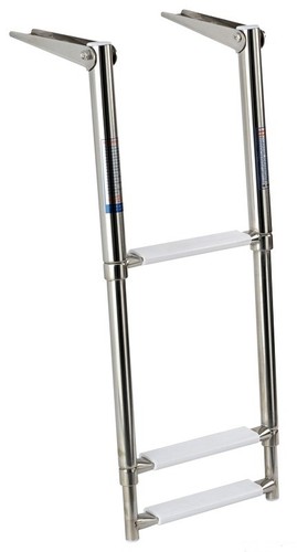 Scaletta inox telescopica