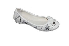 Ballerina scarpa pelle vernice