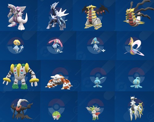 Tutti leggendari sinnoh - tutti, di
