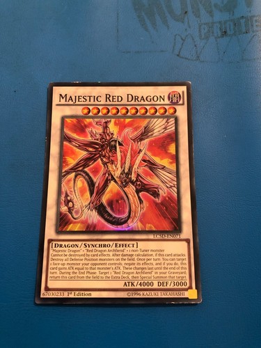 Yugioh super rare majestic red - super,