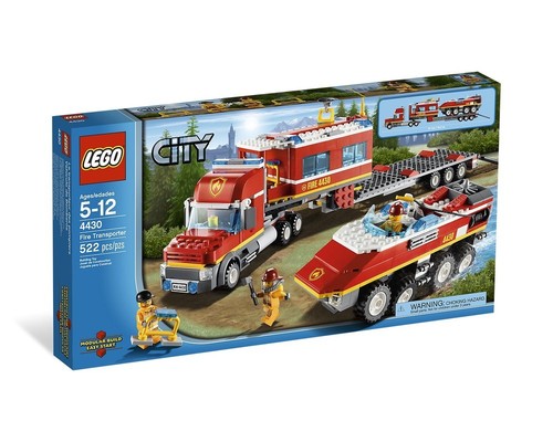 Lego city fire transporter - lego,