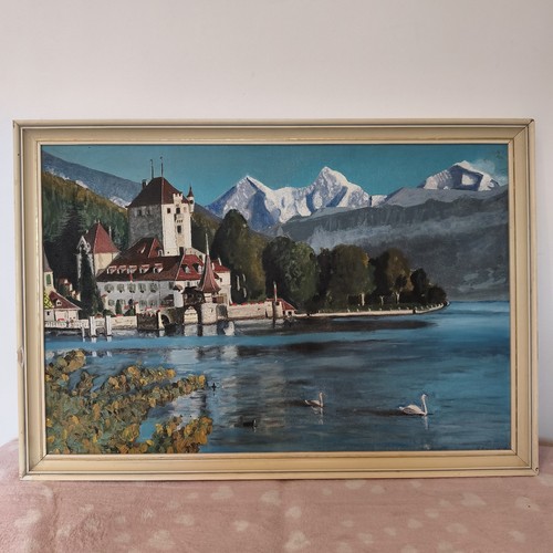Dipinto olio tavola vintage - dipinto,