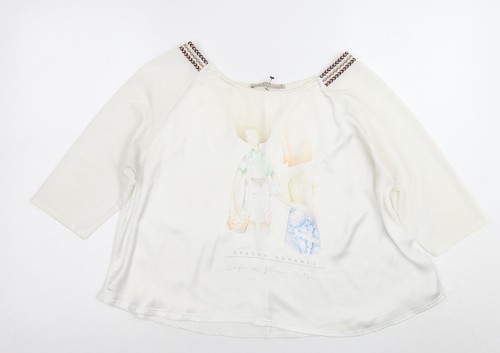 Shirt donna zara bianca - t-shirt,