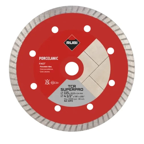 Rubi disco diamantato tcr 115 - disco,
