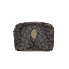 Autentica pochette cosmetica Yves Saint Laurent vintage stampa giraffa tela