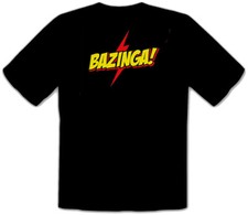 BAZINGA! Big Bang Theory Sheldon Maglietta NERA -065