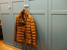 piumino donna color cioccolato cerniera e collo alto  tg 44