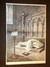 La Tomba di Gastone di Foix Quadro di Saverio Altamura