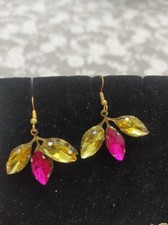 orecchini pendenti foglia per ragazza donna