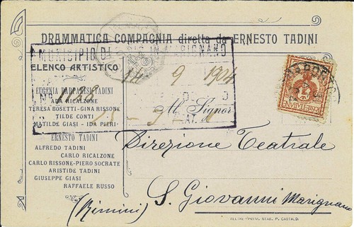Cartolina pubblicitaria