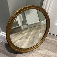 Specchio rotondo oro vintage -