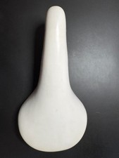 Selle San Marco Rolls sella bici d'epoca bianca circa 1990 278mmx140mm