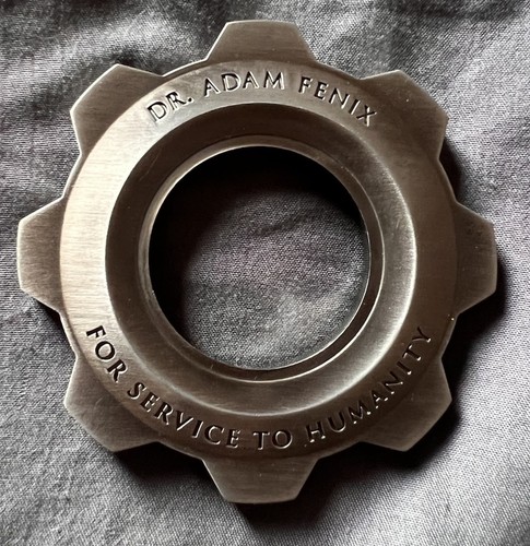 Gears war service medal - war,