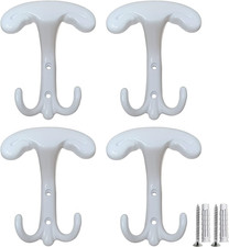 Appendiabiti a Parete, 4 Ganci