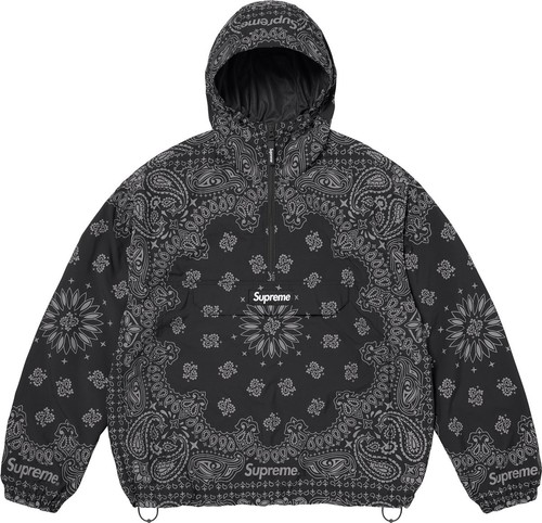 Giacca anorak supreme paisley - giacca,