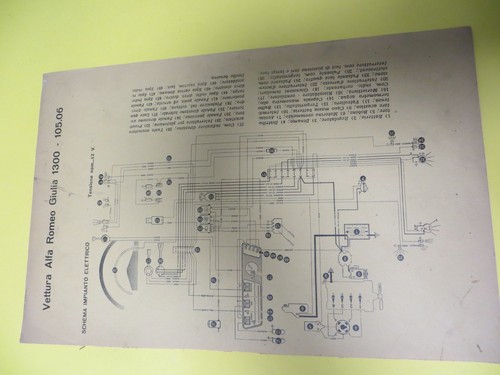 Scheda impianto elettrico alfa - impianto,