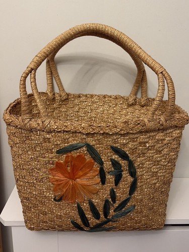 Borsa vintage cesto - , paglia