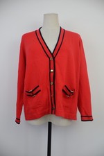 LUISA SPAGNOLI MAGLIONE CARDIGAN DONNA TG. XL SWEATER WOMAN ITALY VINTAGE LANA