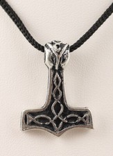 COLLANA CIONDOLO METALLO MARTELLO DI THOR Mjolnir C046