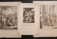 1730 Lot 3 Pages Gravure