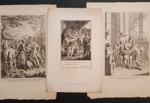 1730 lot pages gravure - lot,