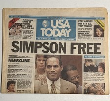 USA Today 4 ottobre 1995 OJ