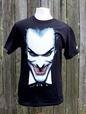 T-shirt vintage NOS 2004 Joker Big Face DC Comics Graphitti - più taglie