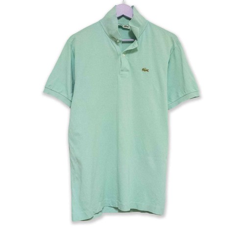 Polo lacoste azzurra tinta - lacoste,