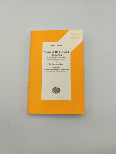 Ernst cassier storia della - ernst,